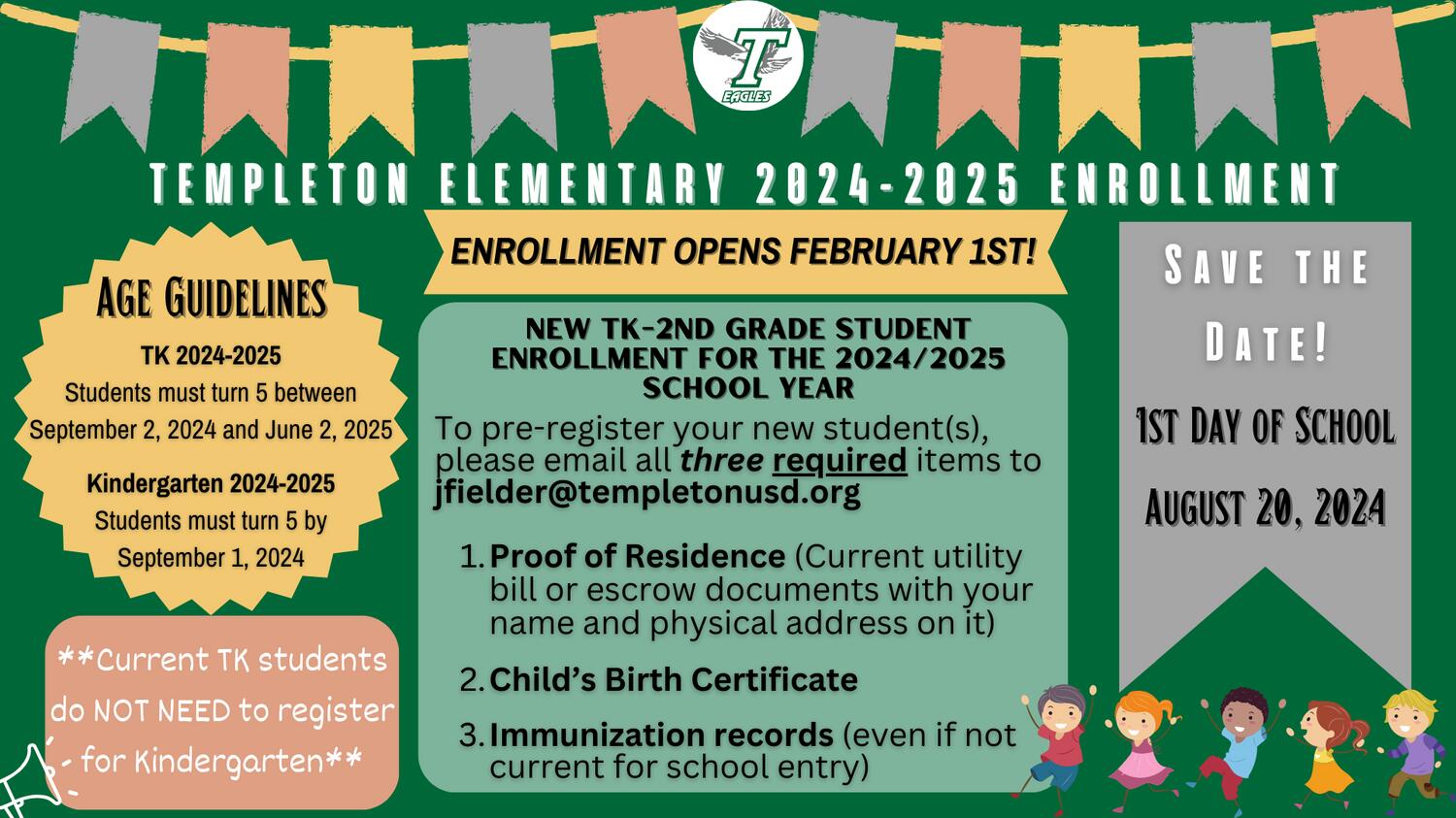 24-25 Enrollment Registrations Information